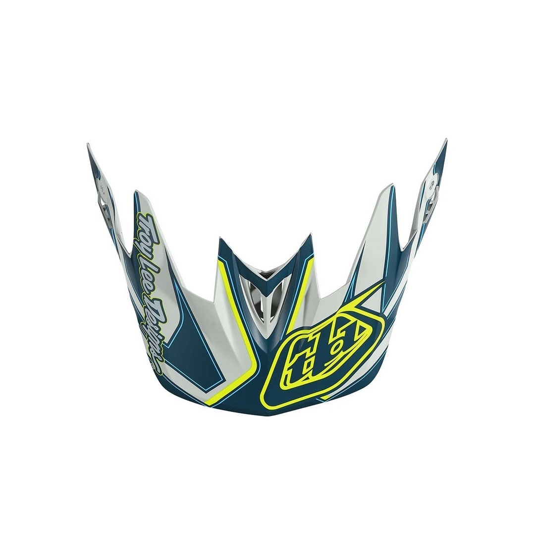 TROY LEE DESIGNS D3 VISOR (CM), REFLEX, GRAY/YELLOW, ONE SIZE TROY LEE DESIGNS D3 VISOR (CM), REFLEX, GRAY/YELLOW, ONE SIZE