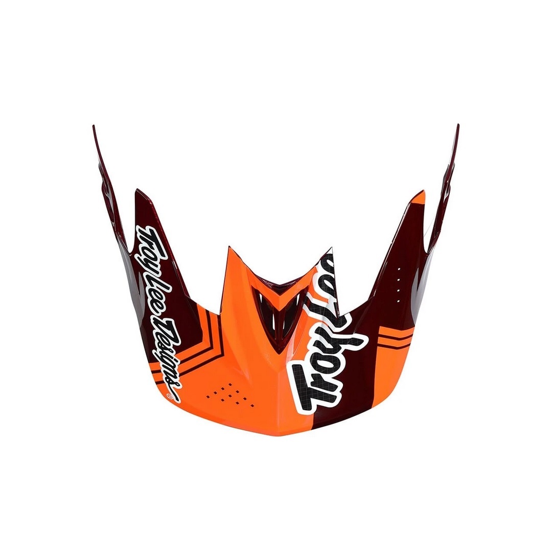 TROY LEE DESIGNS D3 VISOR (CF), BERZERK, RED, ONE SIZE TROY LEE DESIGNS D3 VISOR (CF), BERZERK, RED, ONE SIZE