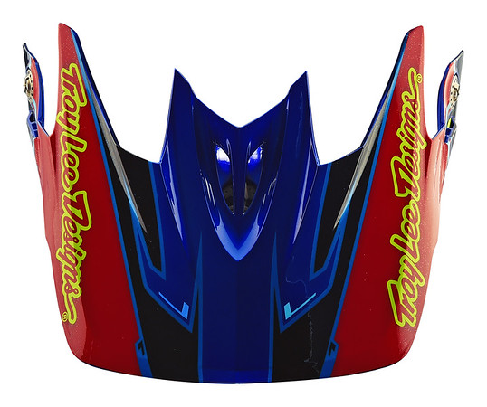 TROY LEE DESIGNS D3 VISOR (CM), CADENCE, YELLOW/RED, ONE SIZE TROY LEE DESIGNS D3 VISOR (CM), CADENCE, YELLOW/RED, ONE SIZE