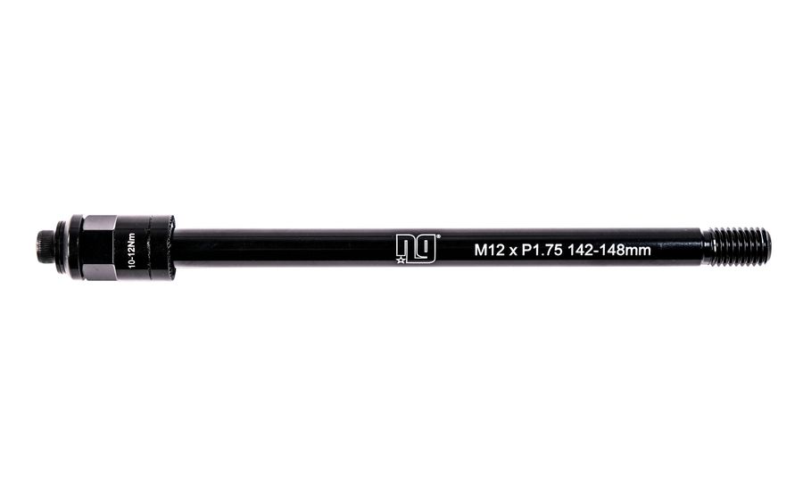 NG SPORTS PACHAI THRU-AXLE FOR TRAILER, RW 12X198MM, M12X1.75, 20MM, BLACK NG SPORTS PACHAI THRU-AXLE FOR TRAILER, RW 12X198MM, M12X1.75, 20MM, BLACK