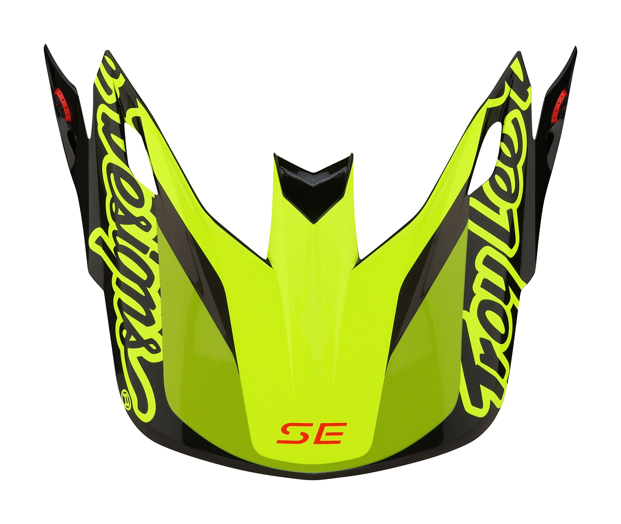 TROY LEE DESIGNS SE5 HELMET VISOR, OMEGA, BLACK/FLO YELLOW, ONE SIZE TROY LEE DESIGNS SE5 HELMET VISOR, OMEGA, BLACK/FLO YELLOW, ONE SIZE