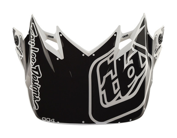 TROY LEE DESIGNS SE4 VISOR (CF), FACTORY, WHITE, ONE SIZE TROY LEE DESIGNS SE4 VISOR (CF), FACTORY, WHITE, ONE SIZE