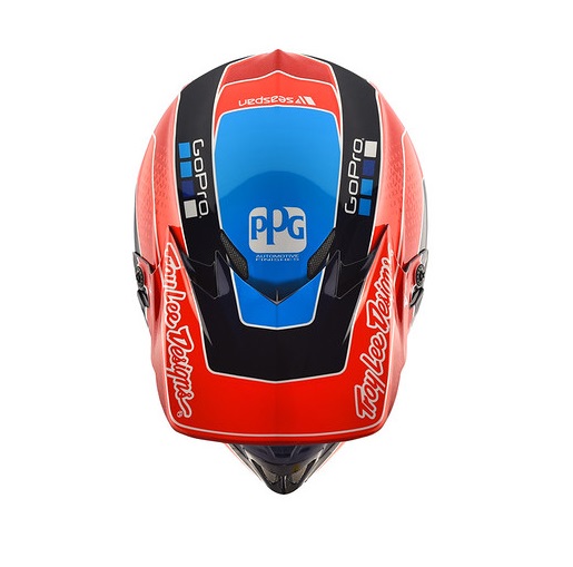 TROY LEE DESIGNS SE4 VISOR (CF), SQUADRA, ORANGE, ONE SIZE TROY LEE DESIGNS SE4 VISOR (CF), SQUADRA, ORANGE, ONE SIZE