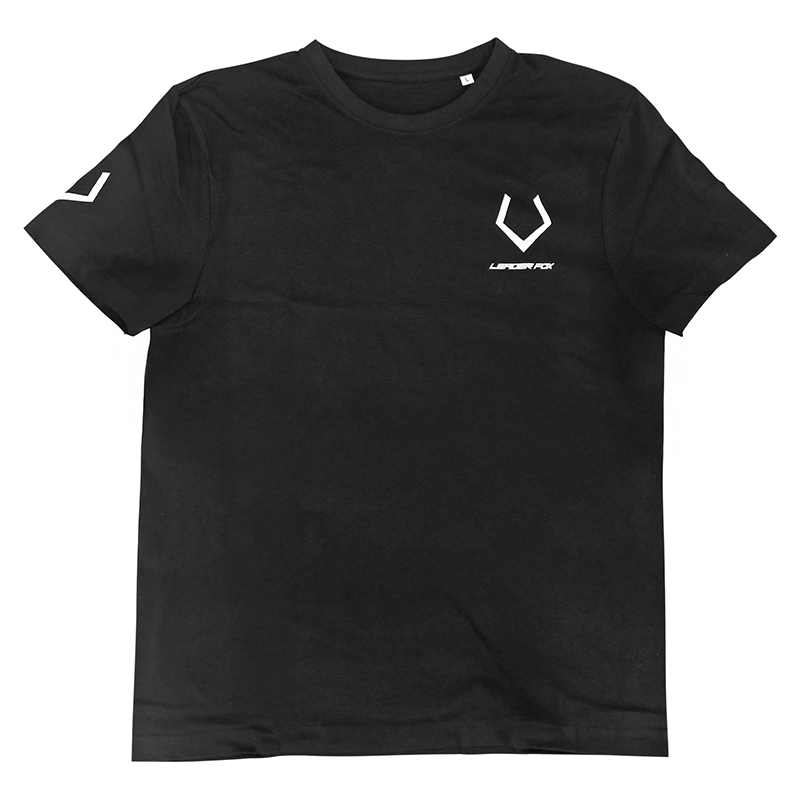 TEE-SHIRT LEADER FOX TAILLE XL NOIR (LOGO BLANC) TEE-SHIRT LEADER FOX TAILLE XL NOIR (LOGO BLANC)