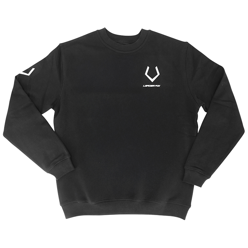 SWEAT-SHIRT LEADER FOX TAILLE L NOIR (LOGO BLANC) SWEAT-SHIRT LEADER FOX TAILLE L NOIR (LOGO BLANC)
