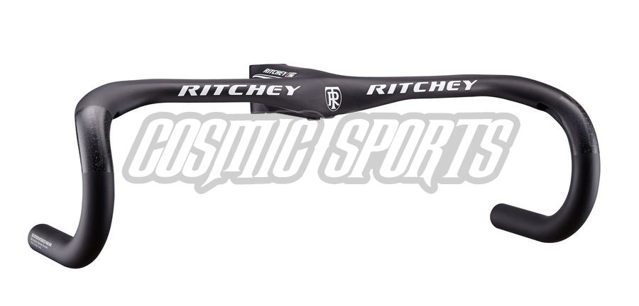 RITCHEY WCS CARBON SOLO STREEM HANDLEBAR/STEM UNIT, 126X75MM, 120MM, -4°, MATTE CARBON UD, 420MM RITCHEY WCS CARBON SOLO STREEM HANDLEBAR/STEM UNIT, 126X75MM, 120MM, -4°, MATTE CARBON UD, 420MM