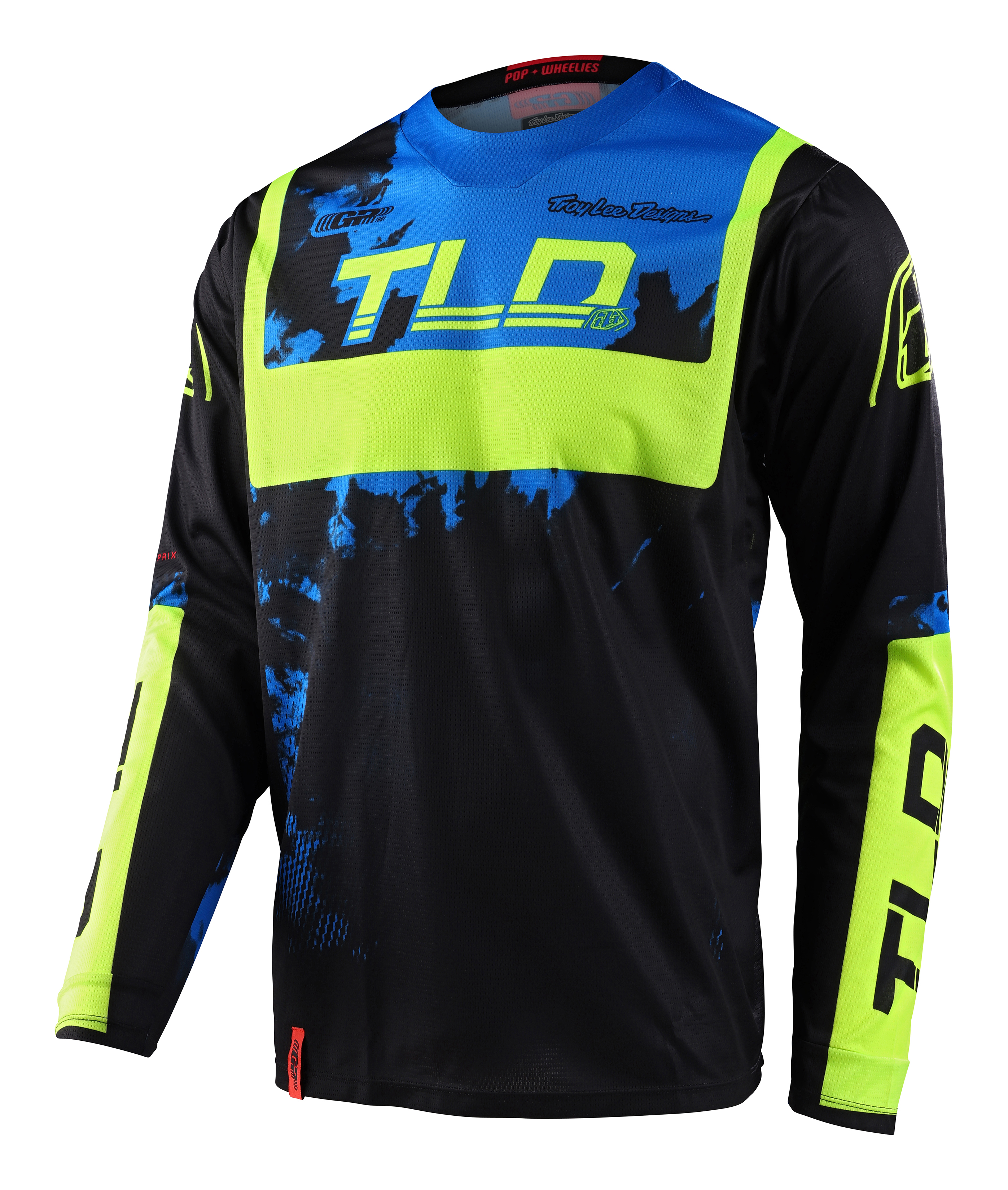 TROY LEE DESIGNS GP JERSEY, ASTRO, BLACK/YELLOW, M TROY LEE DESIGNS GP JERSEY, ASTRO, BLACK/YELLOW, M