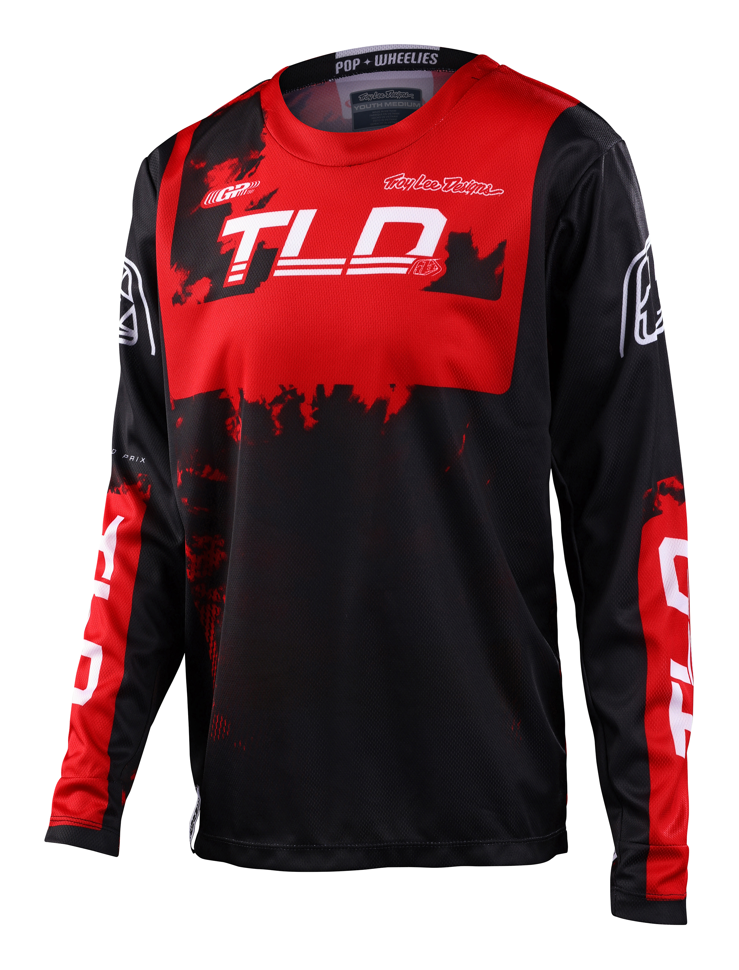 TROY LEE DESIGNS GP JERSEY, ASTRO, RED/BLACK, YOUTH, YOUTH M TROY LEE DESIGNS GP JERSEY, ASTRO, RED/BLACK, YOUTH, YOUTH M