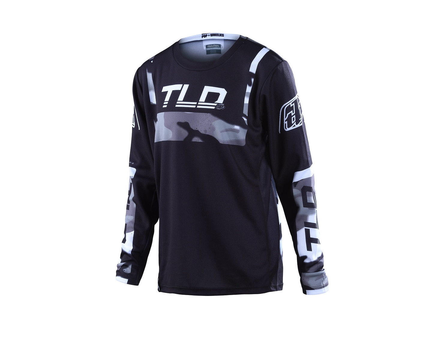 TROY LEE DESIGNS GP JERSEY, BRAZEN CAMO, GRAY, YOUTH, L / YOUTH TROY LEE DESIGNS GP JERSEY, BRAZEN CAMO, GRAY, YOUTH, L / YOUTH