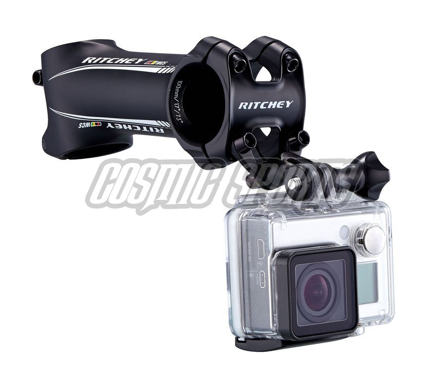 RITCHEY UNIVERSAL STEM MOUNT GOPRO STEM MOUNT, C220/4AXIS44 STEM, BLACK RITCHEY UNIVERSAL STEM MOUNT GOPRO STEM MOUNT, C220/4AXIS44 STEM, BLACK