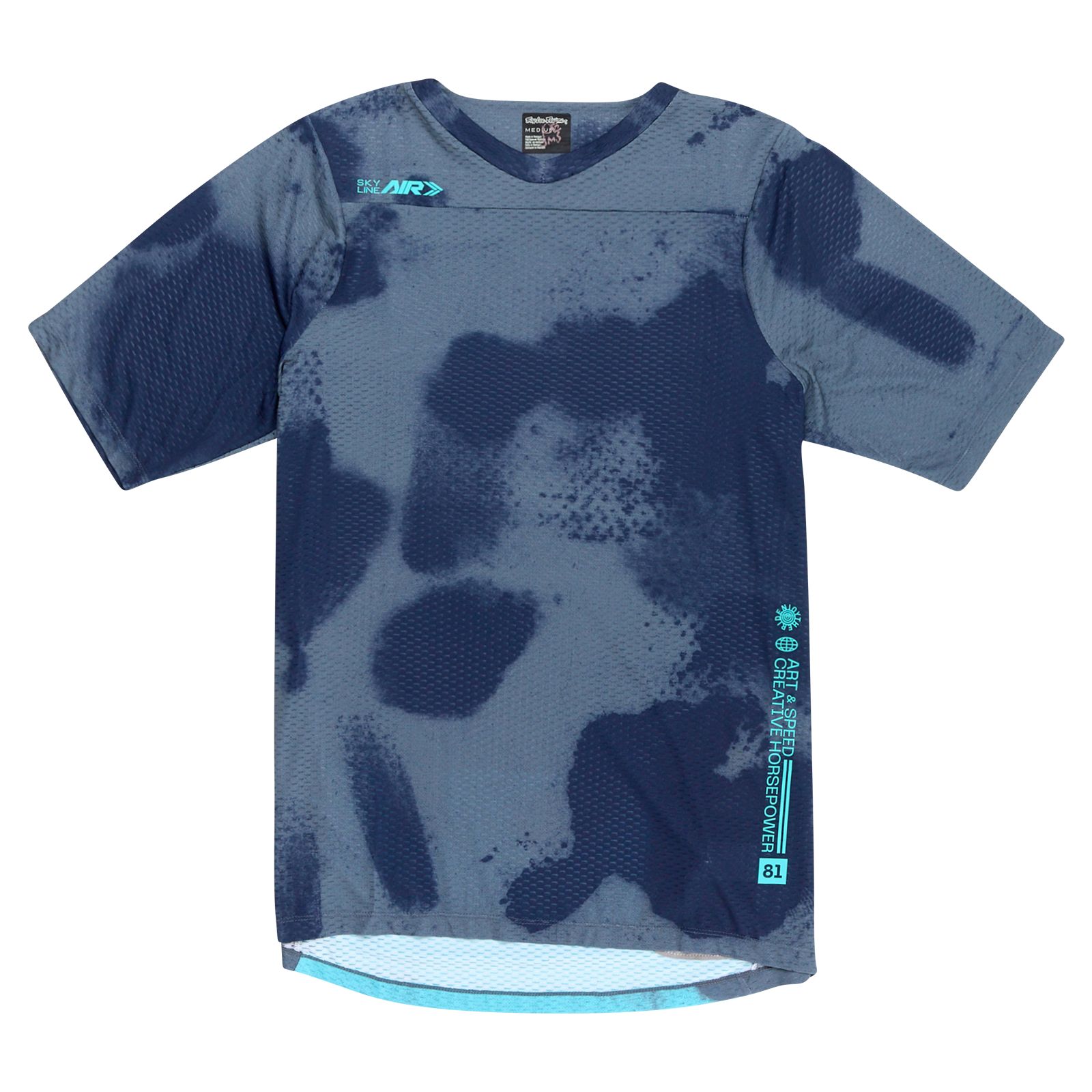 TROY LEE DESIGNS SKYLINE AIR SS JERSEY, FLARED, STEEL, M, M TROY LEE DESIGNS SKYLINE AIR SS JERSEY, FLARED, STEEL, M, M