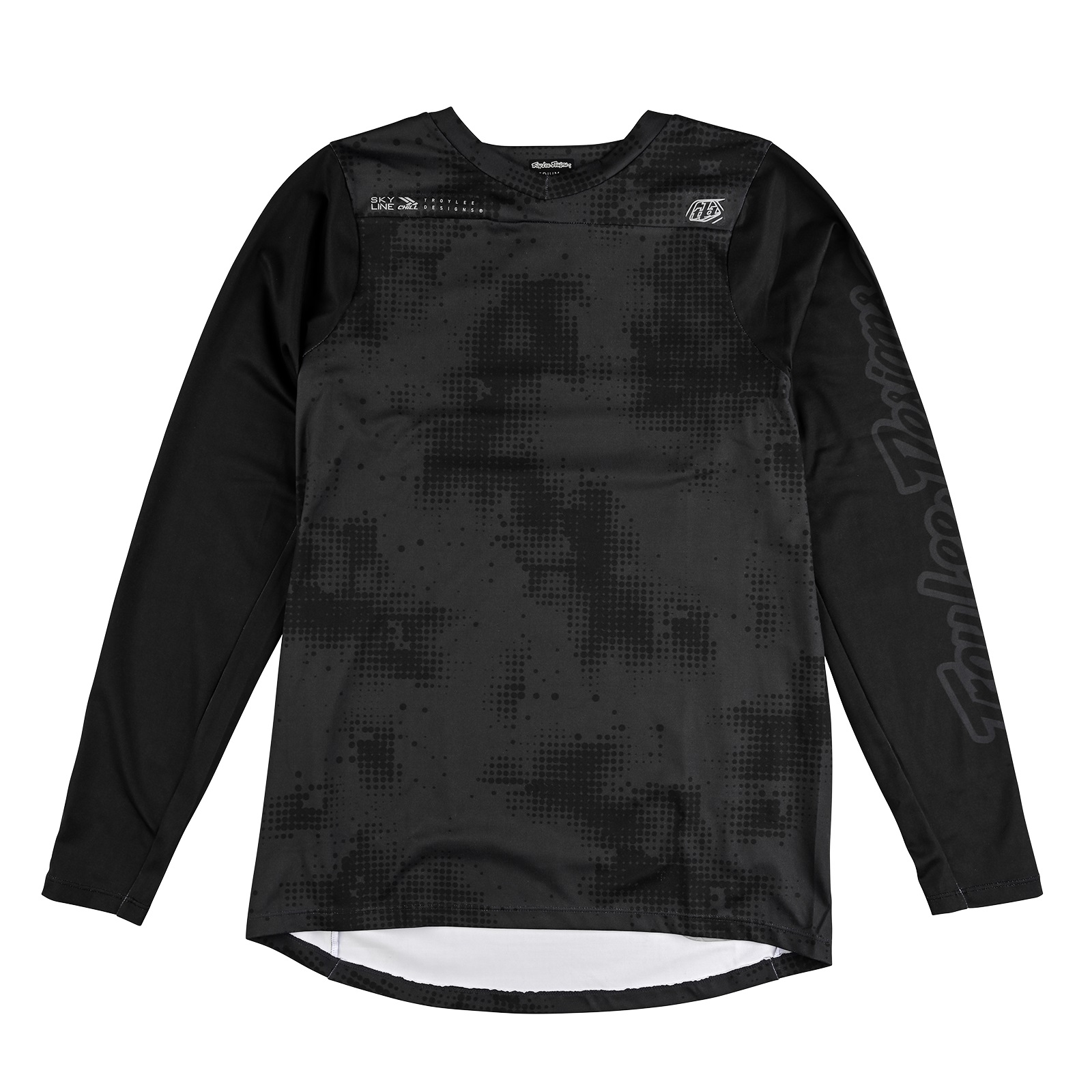 TROY LEE DESIGNS SKYLINE CHILL LS JERSEY, SCATTERED, CARBON, L, L TROY LEE DESIGNS SKYLINE CHILL LS JERSEY, SCATTERED, CARBON, L, L