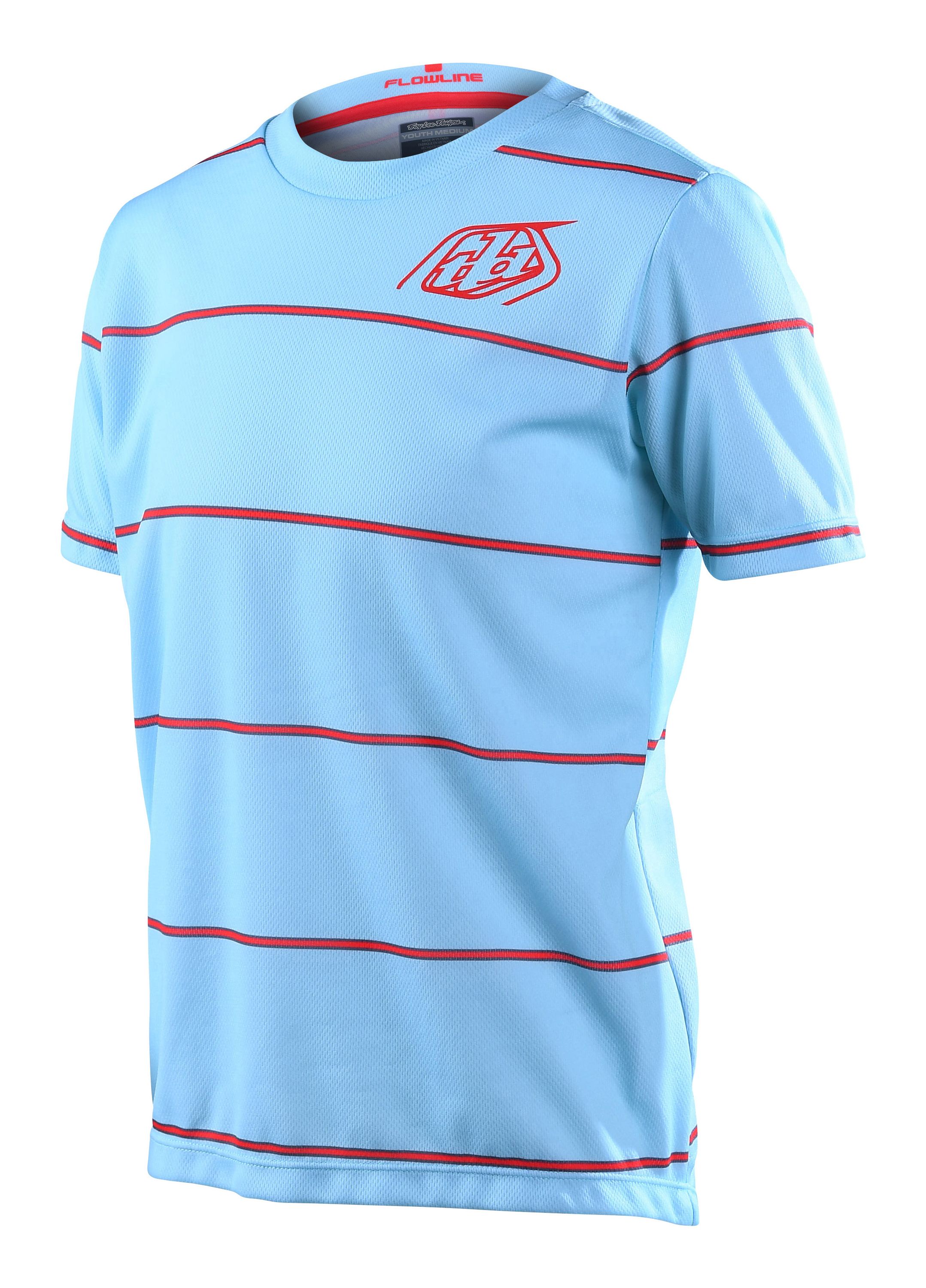 TROY LEE DESIGNS FLOWLINE SS JERSEY, REVERT, WATER, YOUTH, XS / YOUTH TROY LEE DESIGNS FLOWLINE SS JERSEY, REVERT, WATER, YOUTH, XS / YOUTH