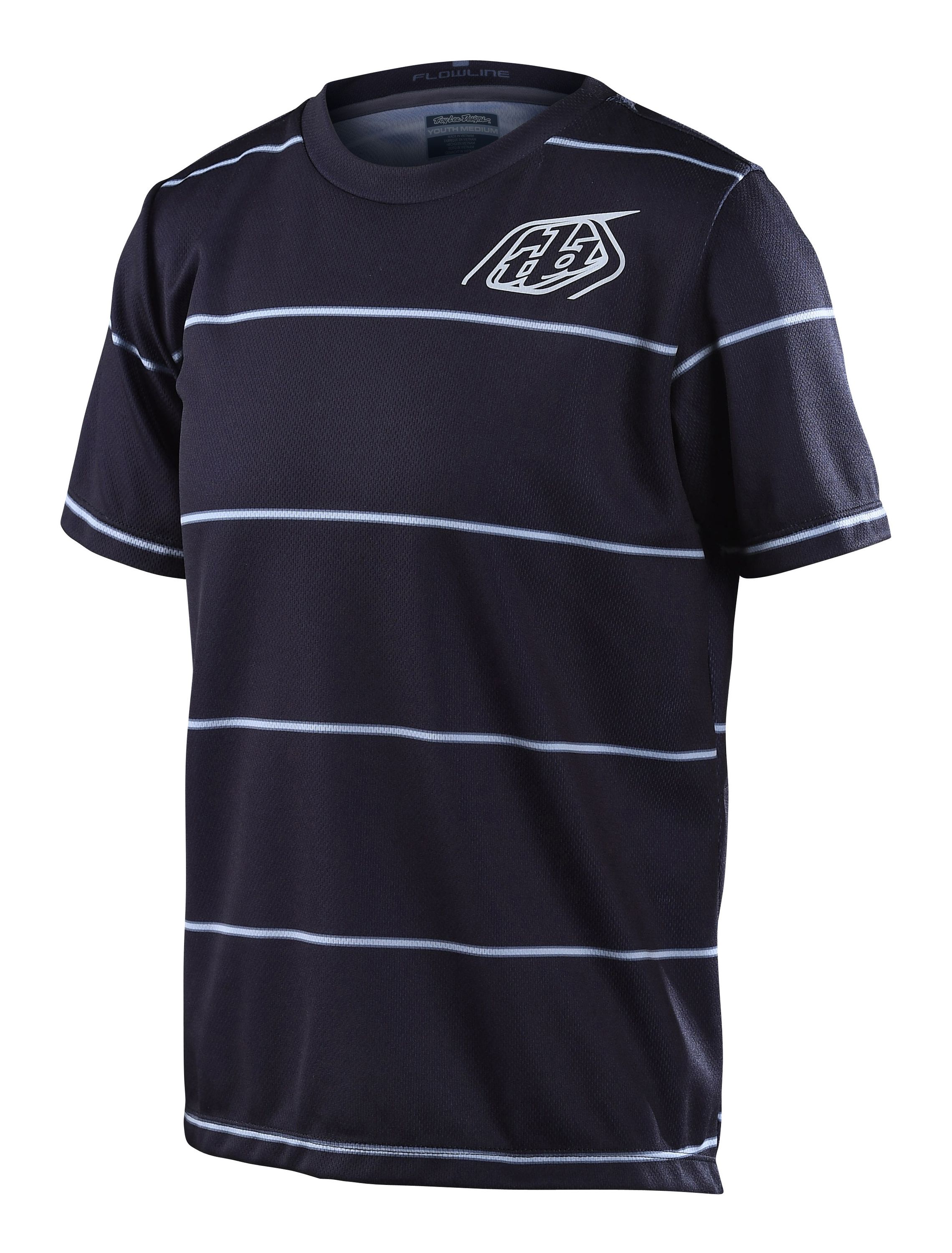 TROY LEE DESIGNS FLOWLINE SS JERSEY, REVERT, BLACK, YOUTH, S / YOUTH TROY LEE DESIGNS FLOWLINE SS JERSEY, REVERT, BLACK, YOUTH, S / YOUTH