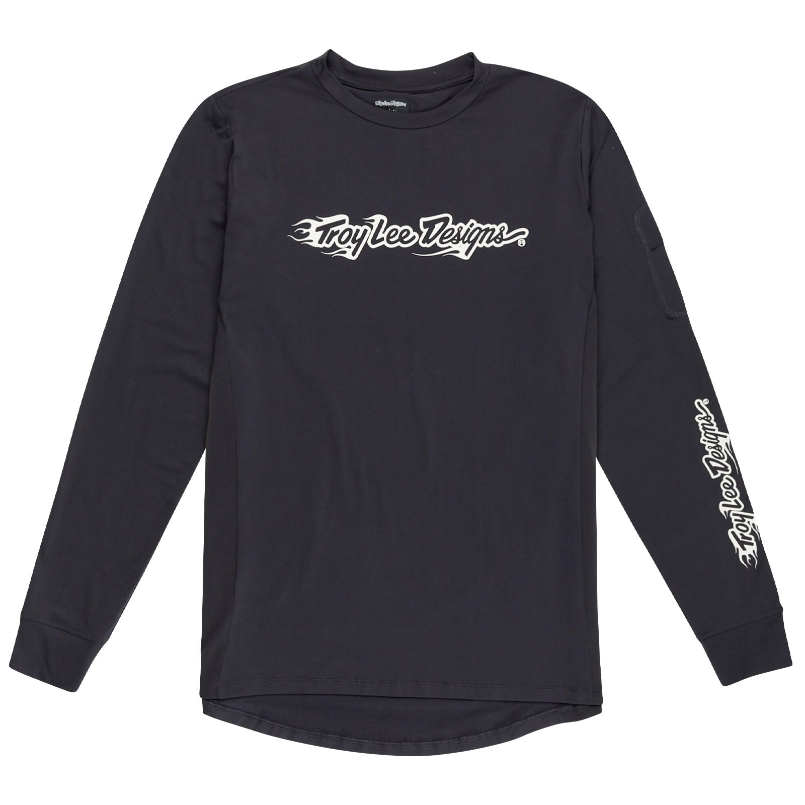 TROY LEE DESIGNS RUCKUS LONG SLEEVE RIDE TEE, BURN OUT, CARBON, S, S TROY LEE DESIGNS RUCKUS LONG SLEEVE RIDE TEE, BURN OUT, CARBON, S, S
