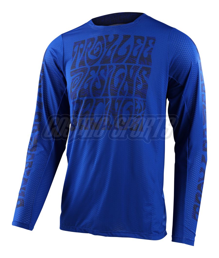 TROY LEE DESIGNS GP PRO AIR JERSEY, MANIC MONDAY, BLUE, S, S TROY LEE DESIGNS GP PRO AIR JERSEY, MANIC MONDAY, BLUE, S, S