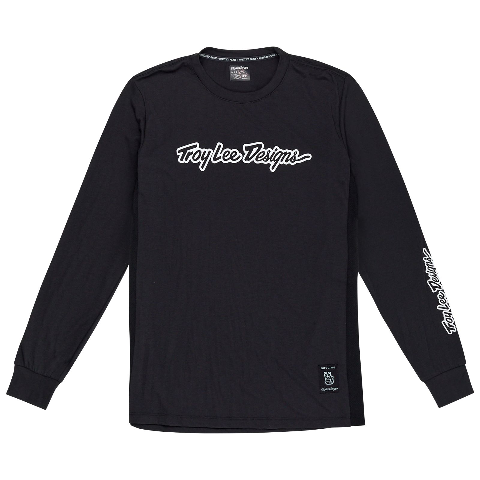 TROY LEE DESIGNS SKYLINE LS RIDE TEE, SIGNATURE, BLACK, M, M TROY LEE DESIGNS SKYLINE LS RIDE TEE, SIGNATURE, BLACK, M, M