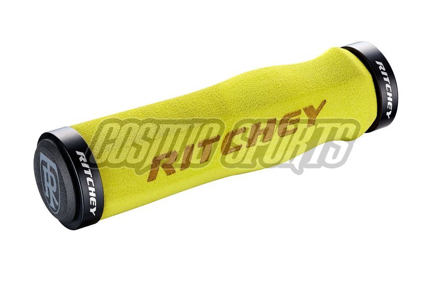 RITCHEY WCS ERGO TRUEGRIP LOCK-ON GRIP, 129/33MM, YELLOW RITCHEY WCS ERGO TRUEGRIP LOCK-ON GRIP, 129/33MM, YELLOW