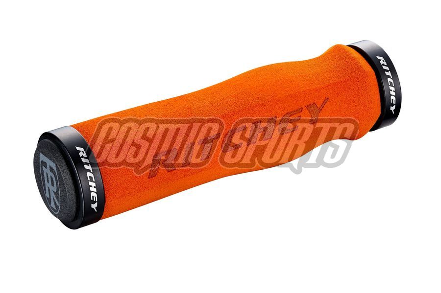 RITCHEY WCS ERGO TRUEGRIP LOCK-ON GRIP, 129/33MM, ORANGE RITCHEY WCS ERGO TRUEGRIP LOCK-ON GRIP, 129/33MM, ORANGE
