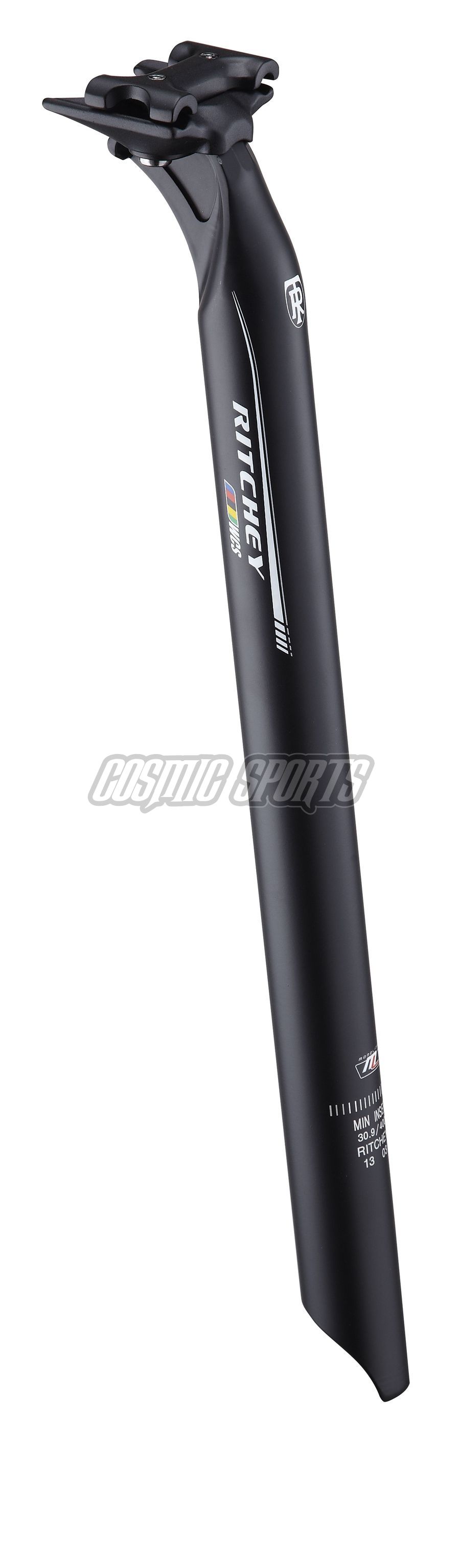 RITCHEY WCS LINK SEATPOST, 20MM, 400MM, 7X7/8X8.5/7X9/7X9.6MM RAILS, BLATTE, 27.2 RITCHEY WCS LINK SEATPOST, 20MM, 400MM, 7X7/8X8.5/7X9/7X9.6MM RAILS, BLATTE, 27.2