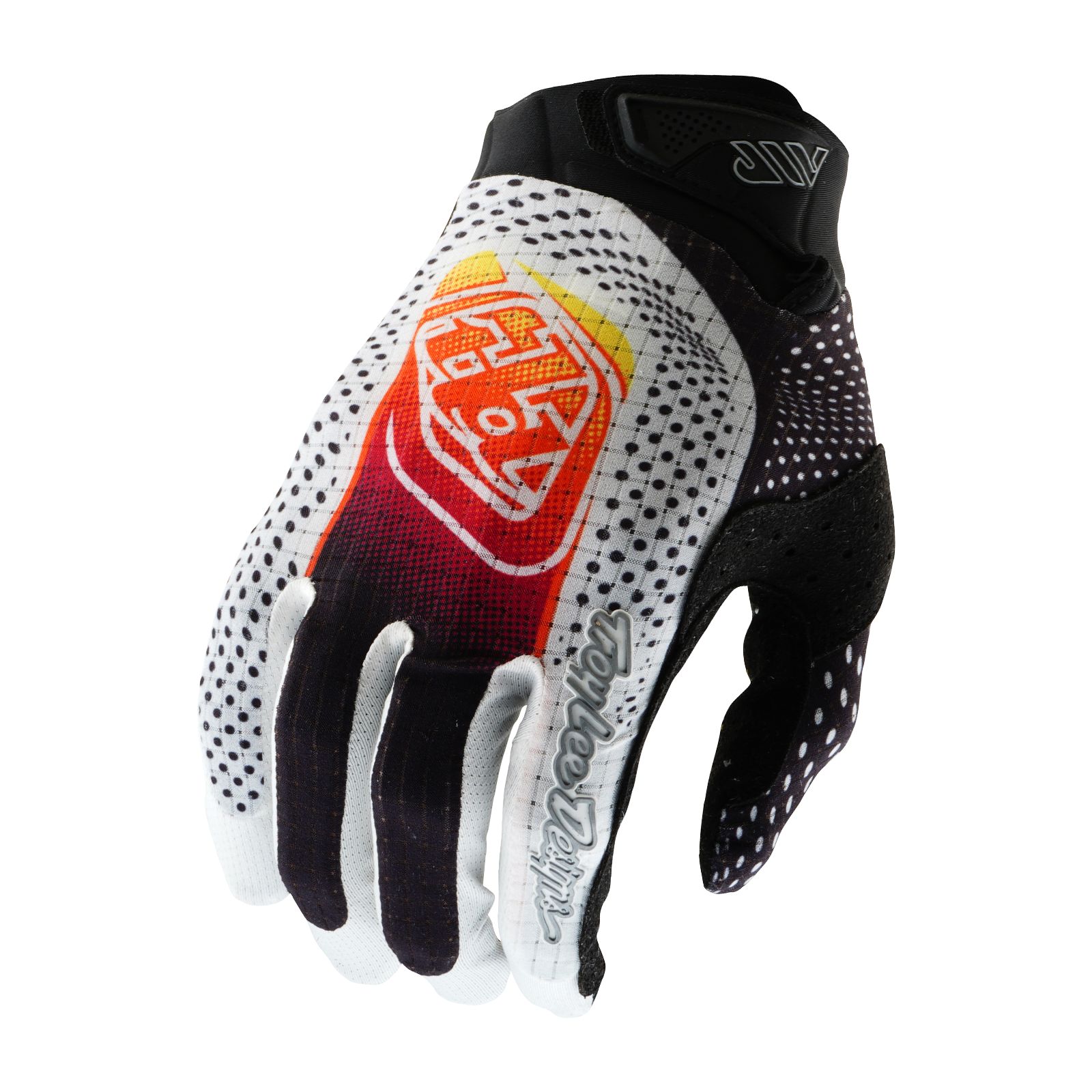 TROY LEE DESIGNS AIR GLOVE, OPTIC, WHITE/BLACK, S, S TROY LEE DESIGNS AIR GLOVE, OPTIC, WHITE/BLACK, S, S