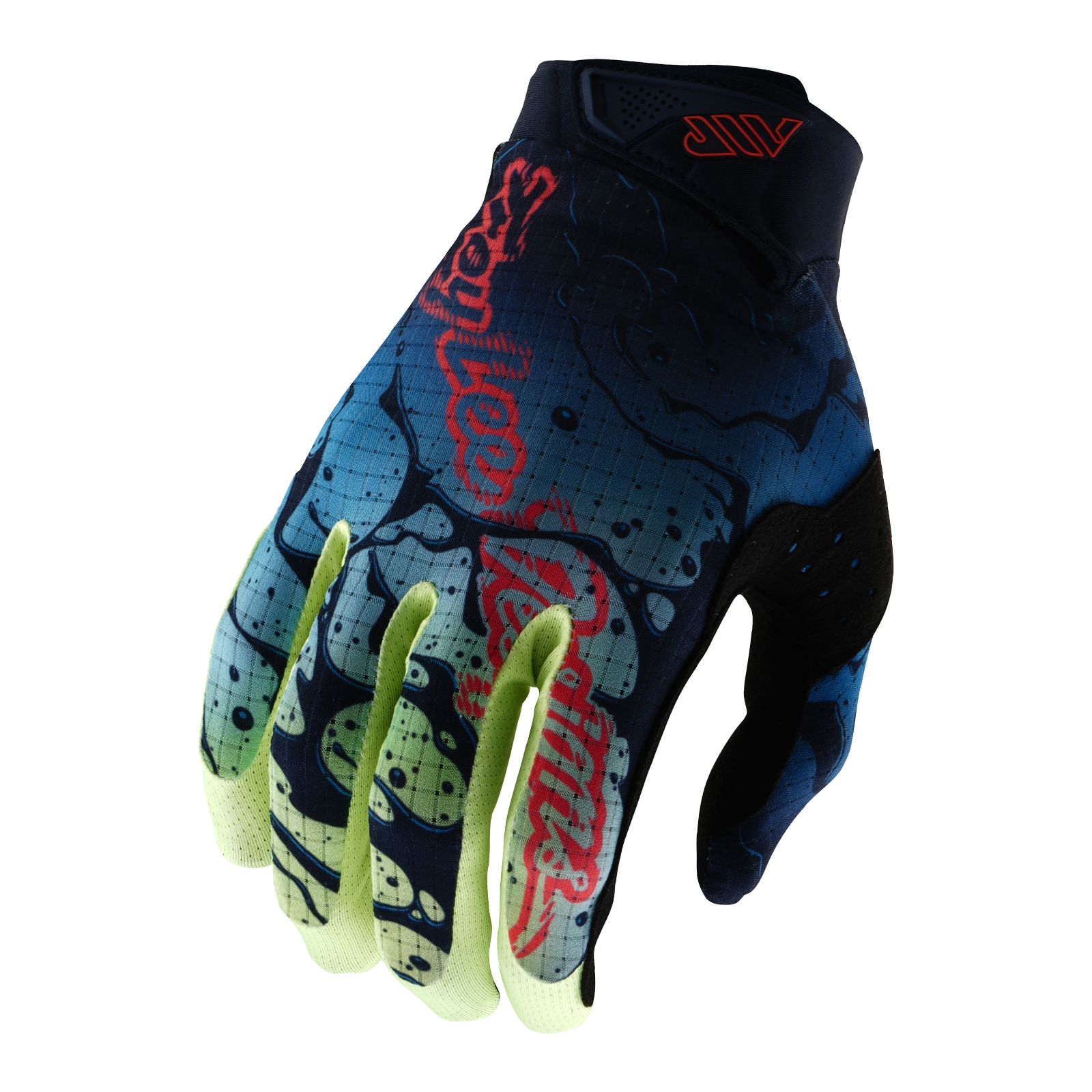 TROY LEE DESIGNS AIR GLOVE, DRIP, GLO YELLOW/DARK NAVY, YOUTH S, S, YOUTH TROY LEE DESIGNS AIR GLOVE, DRIP, GLO YELLOW/DARK NAVY, YOUTH S, S, YOUTH