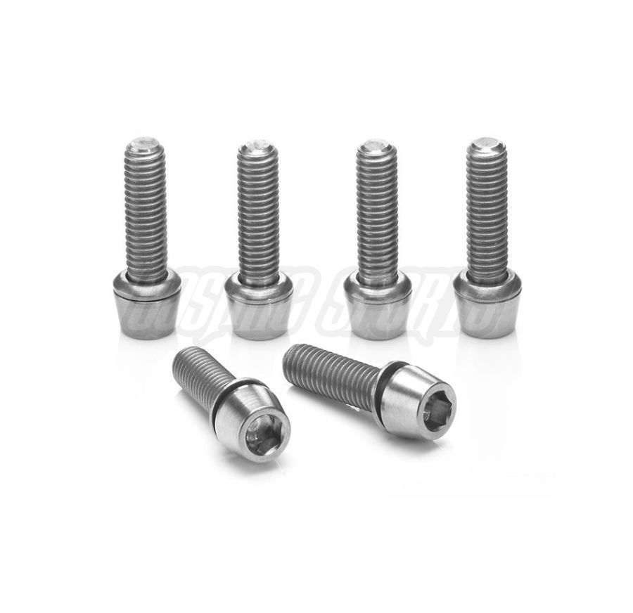RITCHEY COMP/WCS 4AXIS STEM BOLTS, 6 PCS., STAINLESS STEEL, SILVER RITCHEY COMP/WCS 4AXIS STEM BOLTS, 6 PCS., STAINLESS STEEL, SILVER