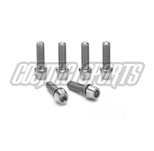 RITCHEY WCS C220/TOYON STEM BOLTS, 6 PCS., TITANIUM, SILVER RITCHEY WCS C220/TOYON STEM BOLTS, 6 PCS., TITANIUM, SILVER