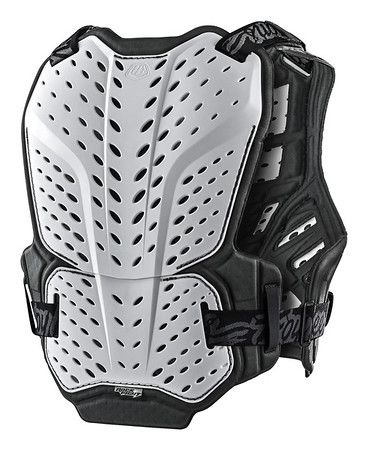 TROY LEE DESIGNS ROCKFIGHT CHEST PROTECTOR, WHITE, XL/XXL TROY LEE DESIGNS ROCKFIGHT CHEST PROTECTOR, WHITE, XL/XXL