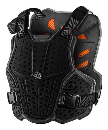 TROY LEE DESIGNS ROCKFIGHT CE CHEST PROTECTOR, BLACK, M/L TROY LEE DESIGNS ROCKFIGHT CE CHEST PROTECTOR, BLACK, M/L