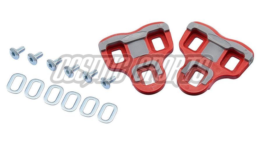 RITCHEY WCS CARBON ECHELON CLEATS, 7°, RED (STANDARD), ONE SIZE RITCHEY WCS CARBON ECHELON CLEATS, 7°, RED (STANDARD), ONE SIZE