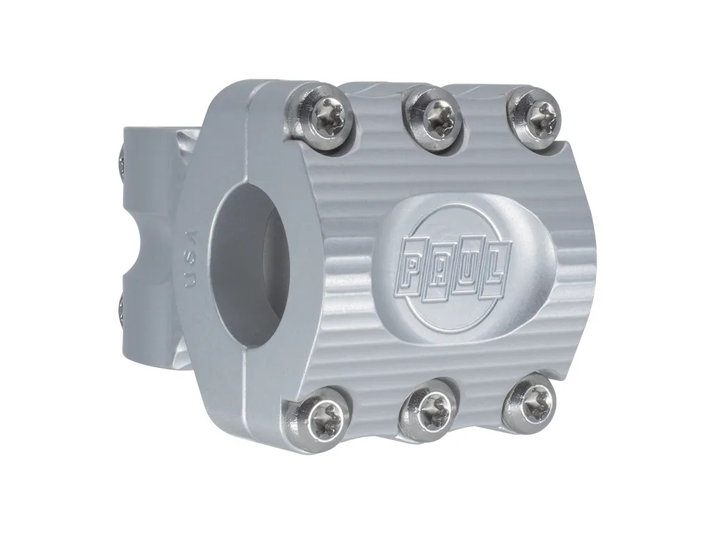 PAUL COMPONENT BOXCAR STEM, 22.2MM, 35MM, 0°, SILVER PAUL COMPONENT BOXCAR STEM, 22.2MM, 35MM, 0°, SILVER
