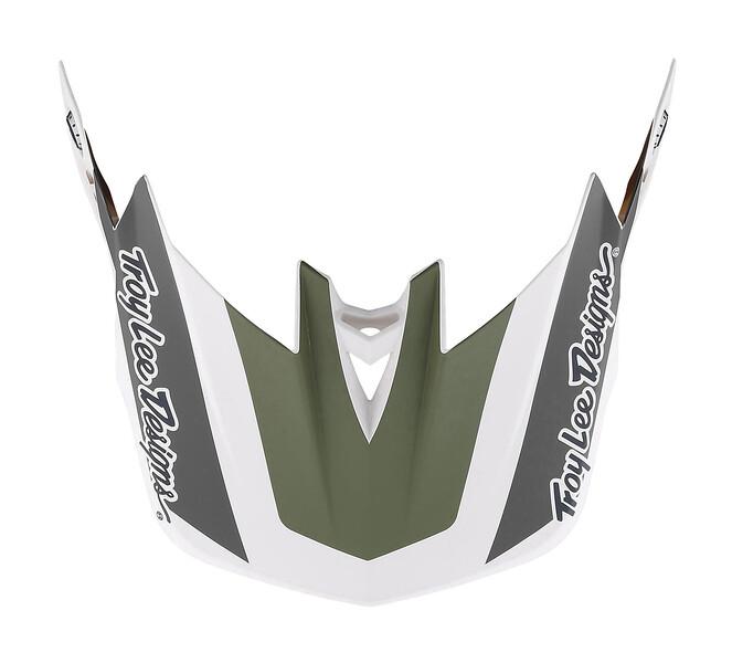 TROY LEE DESIGNS D4 HELMET VISOR, TEAM, MILITARY, ONE SIZE TROY LEE DESIGNS D4 HELMET VISOR, TEAM, MILITARY, ONE SIZE