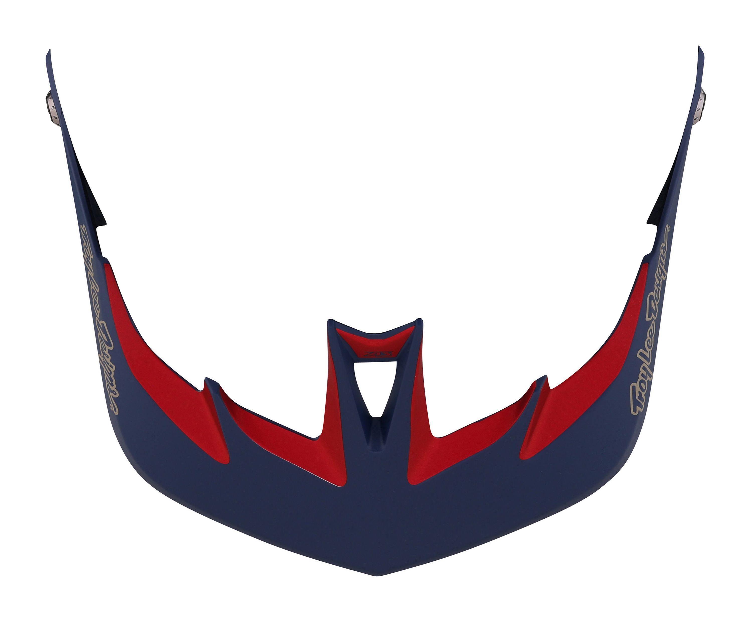 TROY LEE DESIGNS A3 HELMET VISOR, FANG, DARK BLUE/BURGUNDY, ONE SIZE TROY LEE DESIGNS A3 HELMET VISOR, FANG, DARK BLUE/BURGUNDY, ONE SIZE