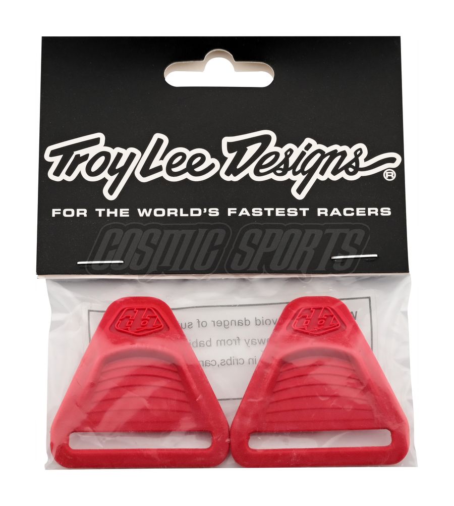 TROY LEE DESIGNS ROGUE KNEE GUARD REPLACEMENT BUCKLE, RED, YOUTH ONE SIZE, ONE SIZE, YOUTH