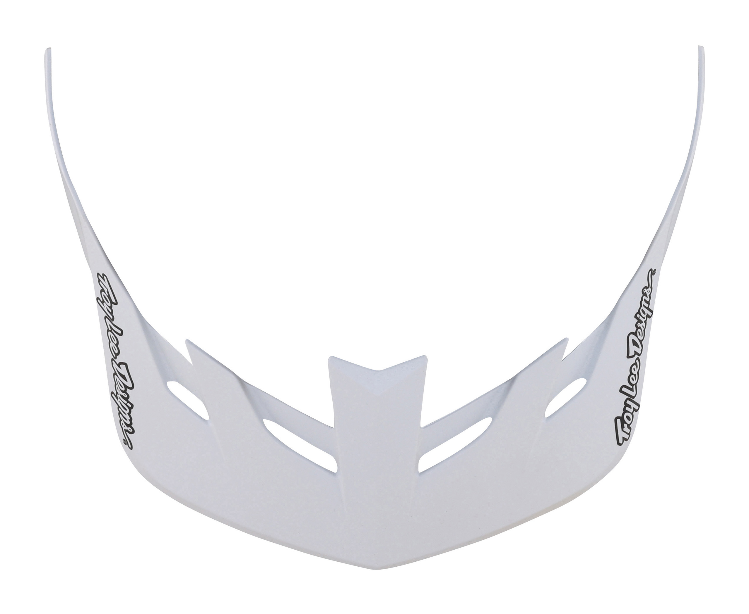 TROY LEE DESIGNS FLOWLINE SE HELMET VISOR, STEALTH, WHITE, ONE SIZE TROY LEE DESIGNS FLOWLINE SE HELMET VISOR, STEALTH, WHITE, ONE SIZE