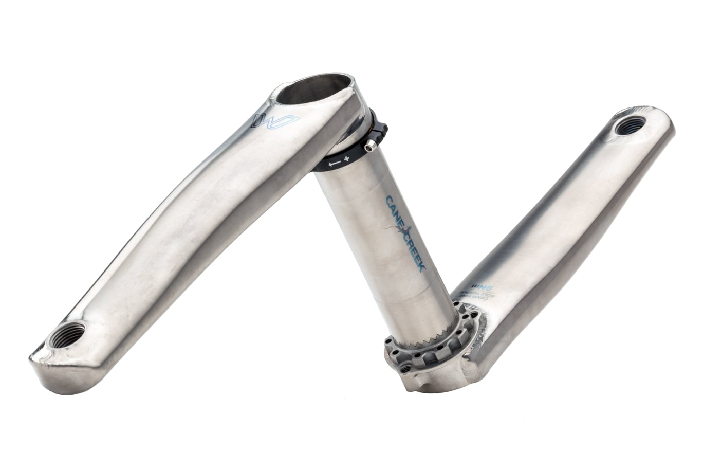 CANE CREEK EEWINGS ALL ROAD CRANK, 165MM, 68MM, 30MM, BRUSHED TITANIUM CANE CREEK EEWINGS ALL ROAD CRANK, 165MM, 68MM, 30MM, BRUSHED TITANIUM