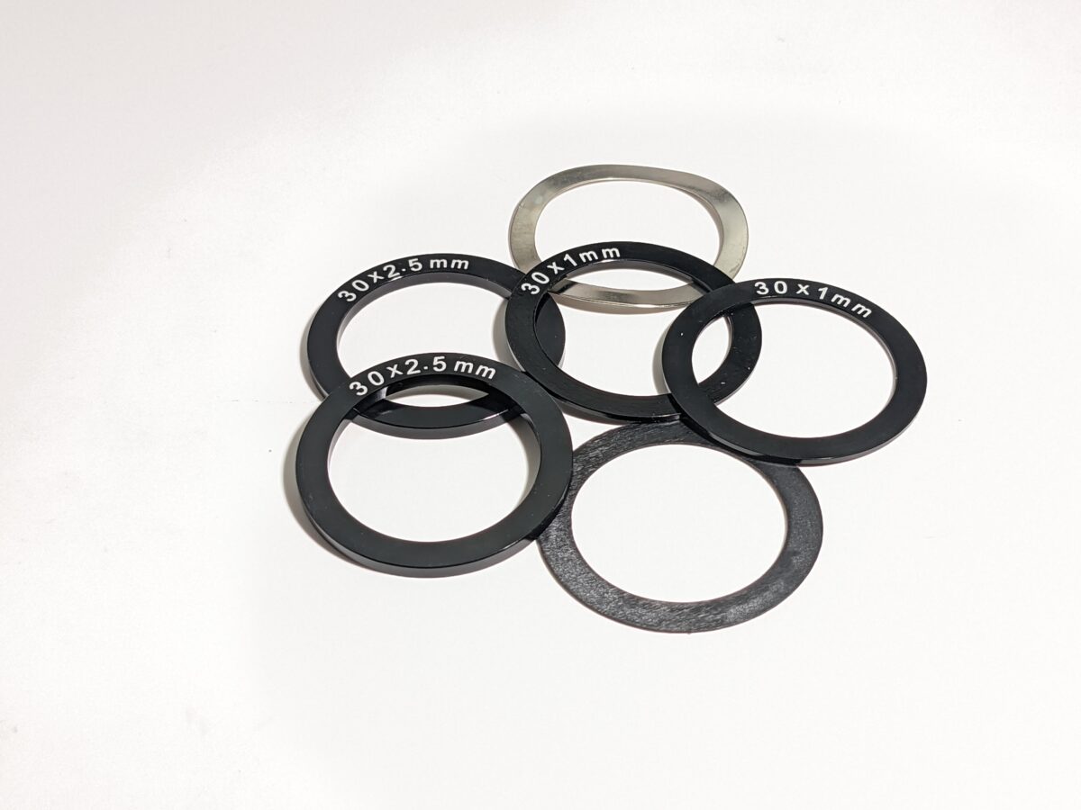 WHITE INDUSTRIES BOTTOM BRACKET SPACER KIT 30MM WHITE INDUSTRIES BOTTOM BRACKET SPACER KIT 30MM