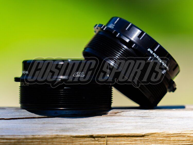 WHITE INDUSTRIES T47 EXTERNAL BOTTOM BRACKET, 68/73MM, 24MM, BLACK WHITE INDUSTRIES T47 EXTERNAL BOTTOM BRACKET, 68/73MM, 24MM, BLACK