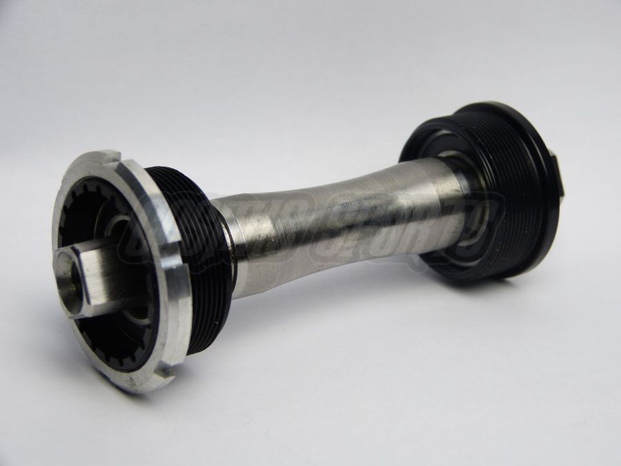 WHITE INDUSTRIES STAINLESS STEEL BOTTOM BRACKET, SQUARE TAPER, 121X68MM WHITE INDUSTRIES STAINLESS STEEL BOTTOM BRACKET, SQUARE TAPER, 121X68MM