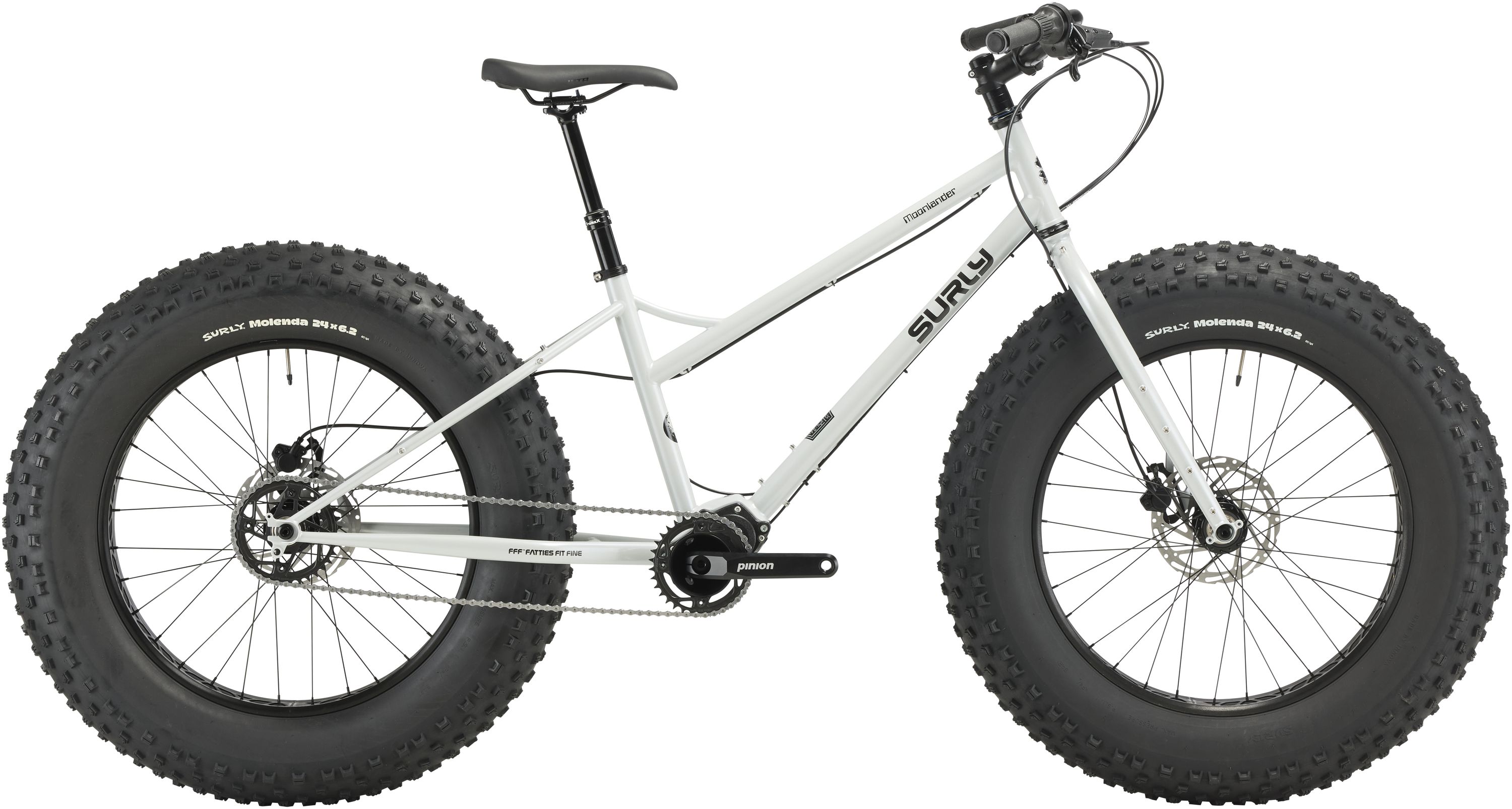 SURLY MOONLANDER FATBIKE, 24", LUNAR DUST GRAY, XL SURLY MOONLANDER FATBIKE, 24", LUNAR DUST GRAY, XL