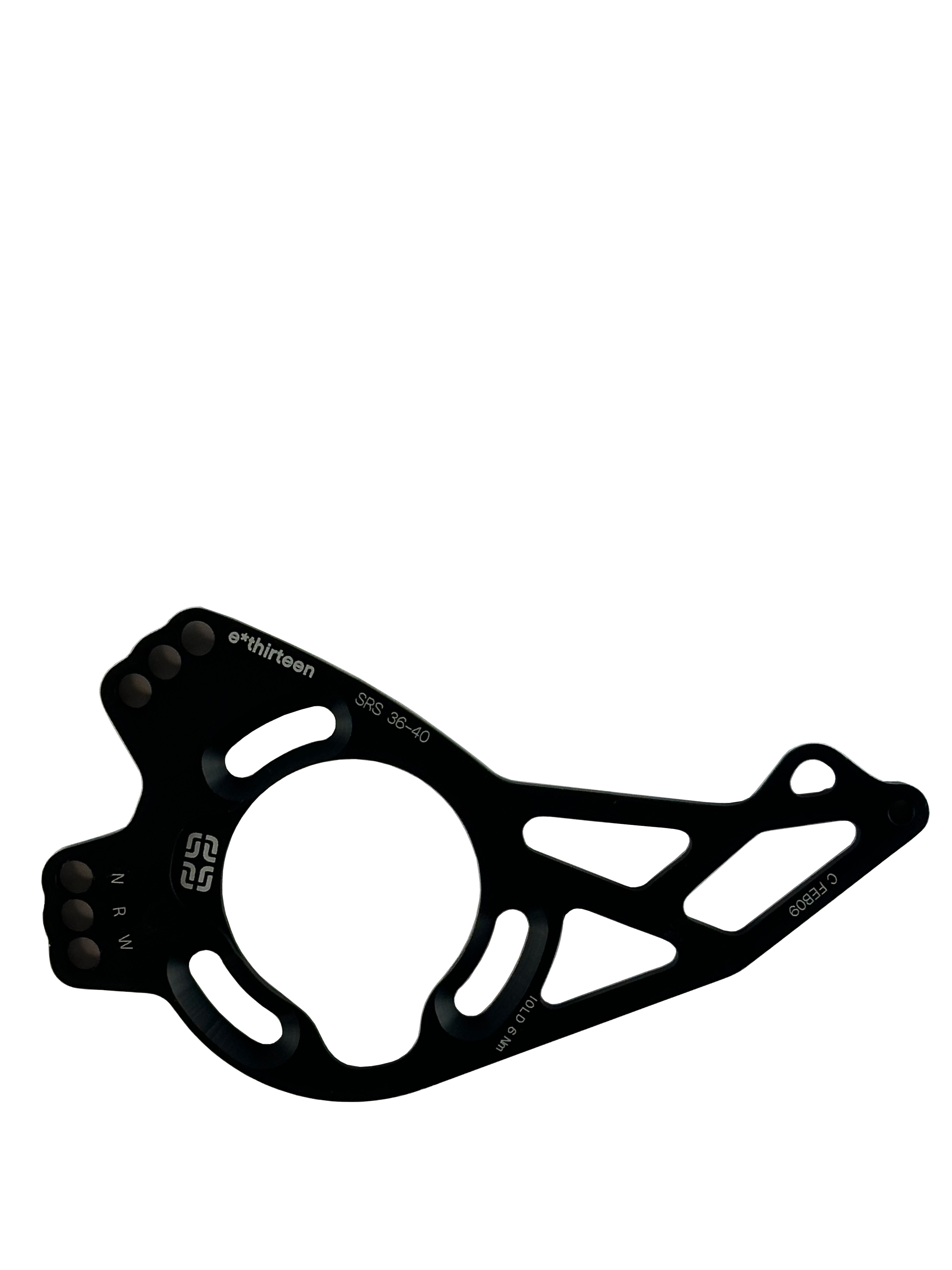 E*THIRTEEN BACKPLATE SRS+, 36-40 T., ISCG OLD, BLACK E*THIRTEEN BACKPLATE SRS+, 36-40 T., ISCG OLD, BLACK