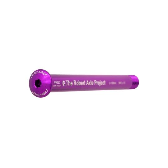 CHRIS KING THRU-AXLE, FRONT 12X130MM, M12X1.5 CHRIS KING THRU-AXLE, FRONT 12X130MM, M12X1.5
