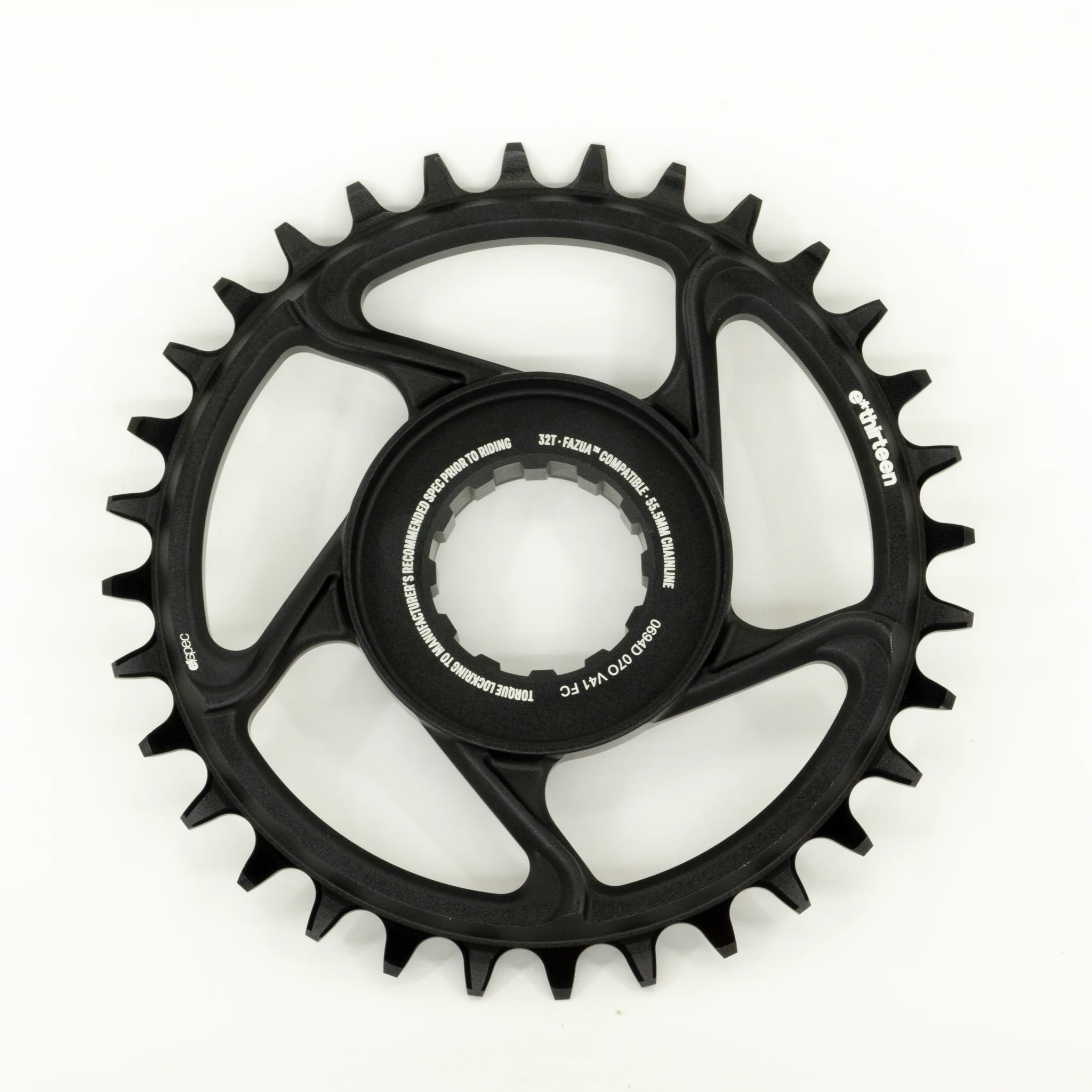 E*THIRTEEN E*SPEC DIRECT MOUNT CHAINRING, 34 Z., FAZUA, 53MM KETTENLINIE, BLACK E*THIRTEEN E*SPEC DIRECT MOUNT CHAINRING, 34 Z., FAZUA, 53MM KETTENLINIE, BLACK