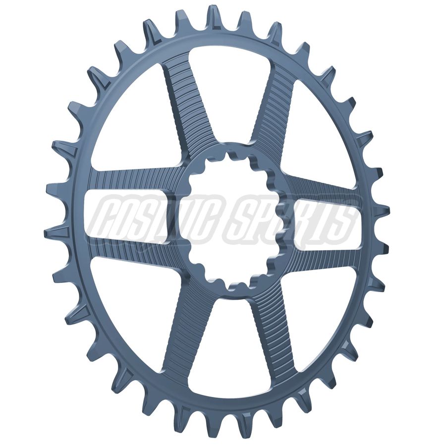 E*THIRTEEN HELIX R GUIDERING DIRECT MOUNT CHAINRING, 28 T., 52/55MM CHAIN LINE, 11/12-SPD, GREY E*THIRTEEN HELIX R GUIDERING DIRECT MOUNT CHAINRING, 28 T., 52/55MM CHAIN LINE, 11/12-SPD, GREY