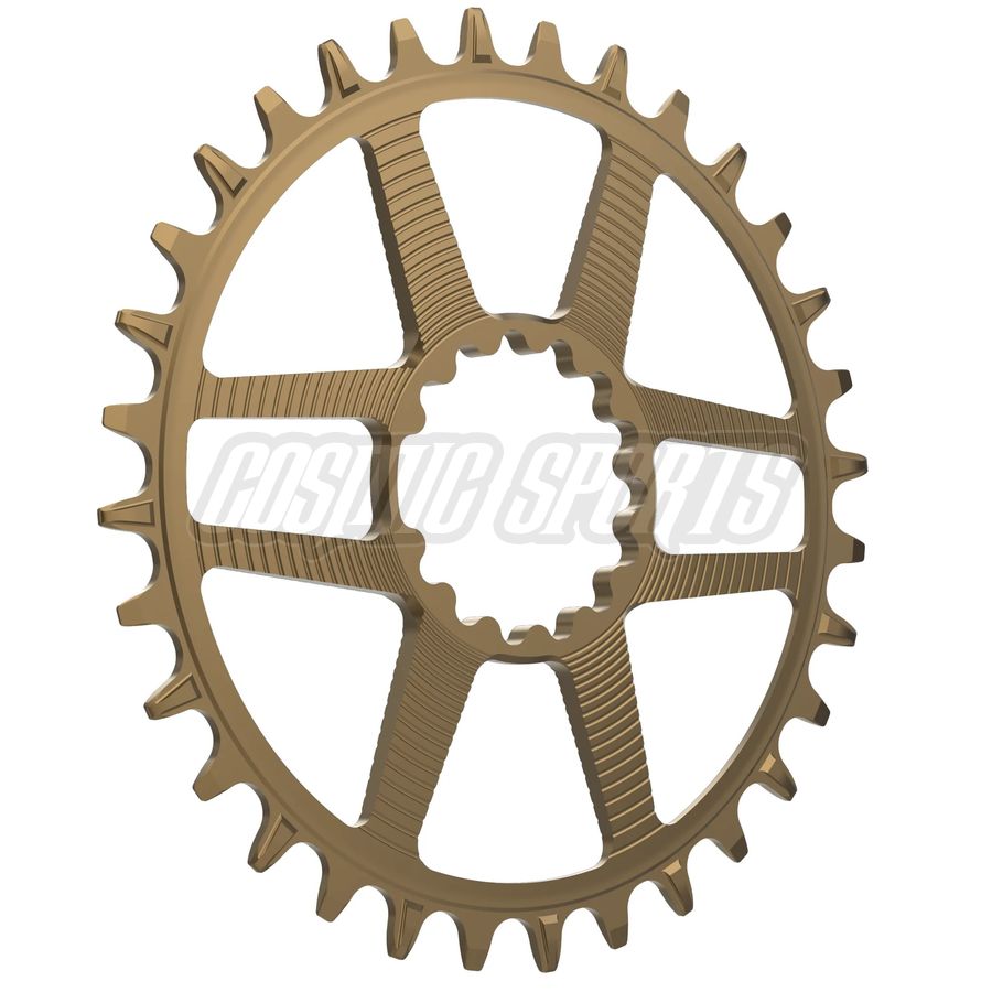 E*THIRTEEN HELIX R GUIDERING DIRECT MOUNT CHAINRING, 28 T., 52/55MM CHAIN LINE, 11/12-SPD, BRONZE E*THIRTEEN HELIX R GUIDERING DIRECT MOUNT CHAINRING, 28 T., 52/55MM CHAIN LINE, 11/12-SPD, BRONZE