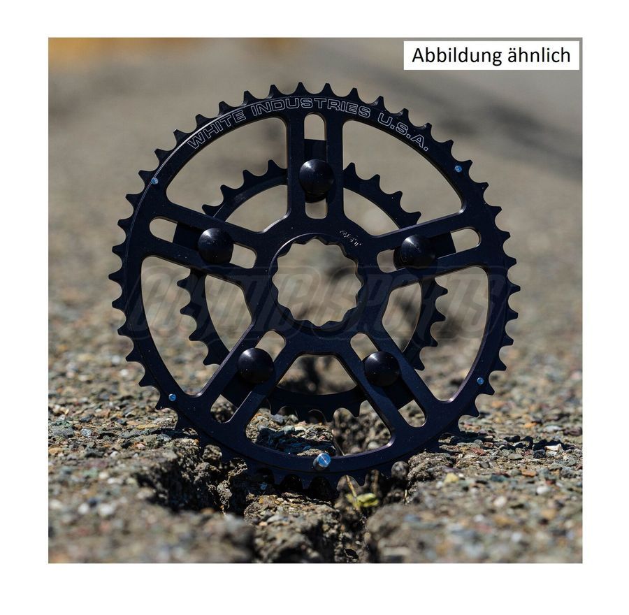 WHITE INDUSTRIES VBC 17/30 CHAINRING, INNER, BLACK, 24 Z. WHITE INDUSTRIES VBC 17/30 CHAINRING, INNER, BLACK, 24 Z.