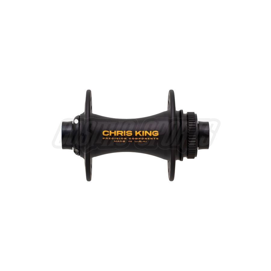 CHRIS KING DISC CENTERLOCK BOOST HUB FRONT, 110X20MM, 28 H., STEEL-BEARINGS, TWO TONE CHRIS KING DISC CENTERLOCK BOOST HUB FRONT, 110X20MM, 28 H., STEEL-BEARINGS, TWO TONE