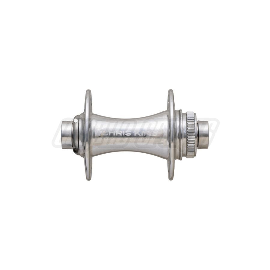 CHRIS KING DISC CENTERLOCK BOOST HUB FRONT, 110X20MM, 28 H., STEEL-BEARINGS, SILVER CHRIS KING DISC CENTERLOCK BOOST HUB FRONT, 110X20MM, 28 H., STEEL-BEARINGS, SILVER
