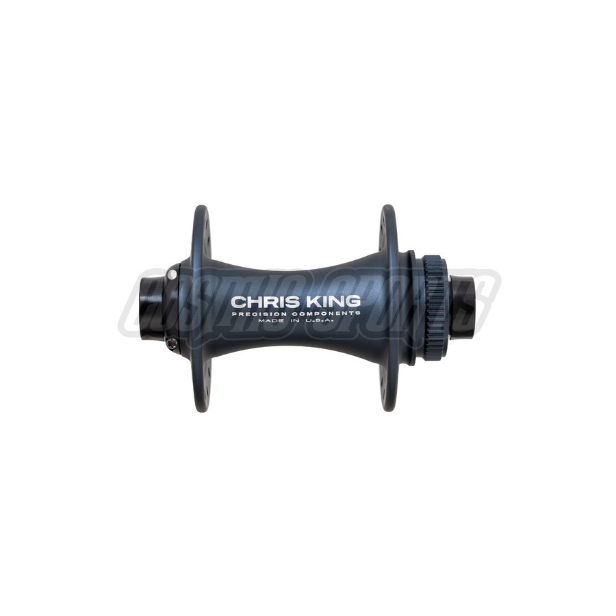 CHRIS KING DISC CENTERLOCK BOOST HUB FRONT, 110X20MM, 28 H., STEEL-BEARINGS, MIDNIGHT CHRIS KING DISC CENTERLOCK BOOST HUB FRONT, 110X20MM, 28 H., STEEL-BEARINGS, MIDNIGHT